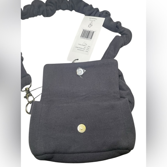 Thakoon New NWT Washed Black Sweatshirt Belt Bag Crossbody Fanny Pack - Picture 6 of 7
